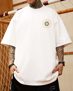 サークルロゴワンポイント半袖Tシャツ U2251