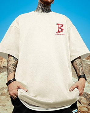 メッセージアートポイント半袖Tシャツ U2139