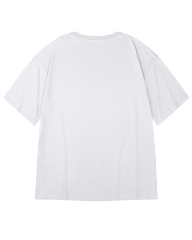 ストリートグラフィックフロントプリント半袖Tシャツ U2322
