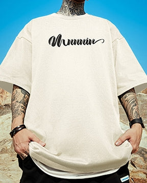 カリグラフィロゴフロント半袖Tシャツ U2138