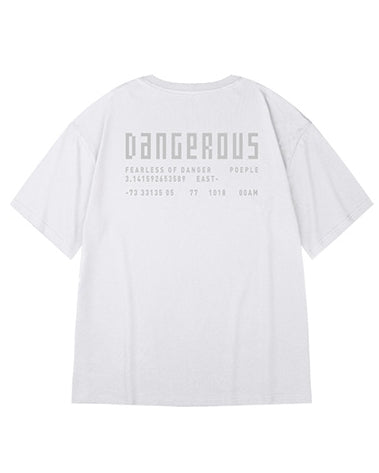 サイファーテキストデザイン半袖Tシャツ U2147