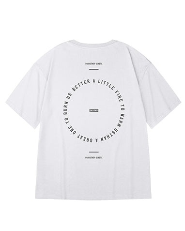 ラウンドレイアウトグラフィック半袖Tシャツ U2149