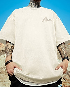 スタイリッシュミニグラフィック半袖Tシャツ U2159