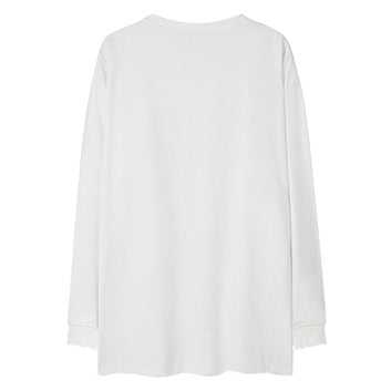 ストリートラウンドネック長袖Tシャツ U2294