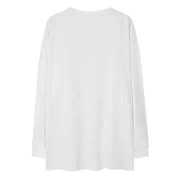 フロントポイントデザインルーズ長袖Tシャツ U2274