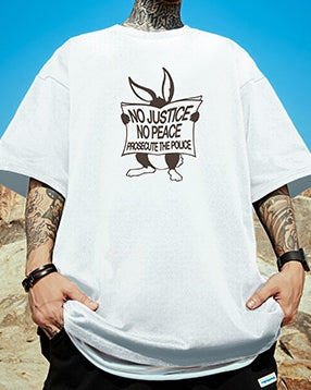 アーバンラビットグラフィックTシャツ U2312