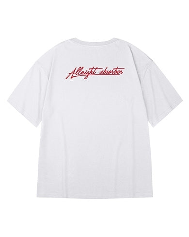 スタイリッシュテキスト半袖Tシャツ U2118