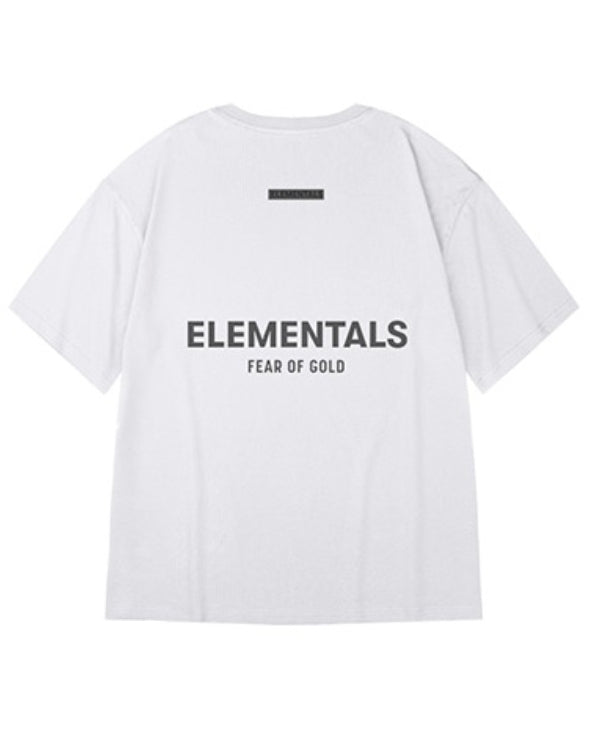 シンプルモノトーンストリート半袖Tシャツ U2298