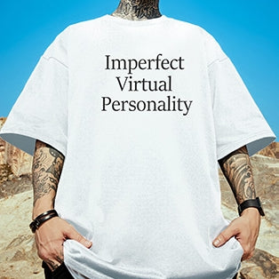 レターフロントプリント半袖Tシャツ U2113