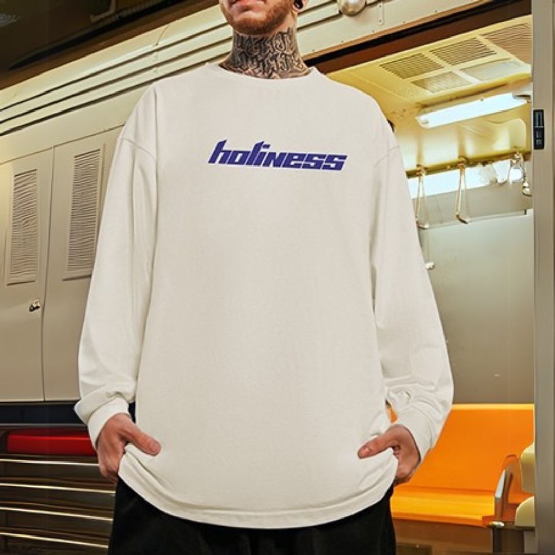 バックワードクール長袖Tシャツ U2278