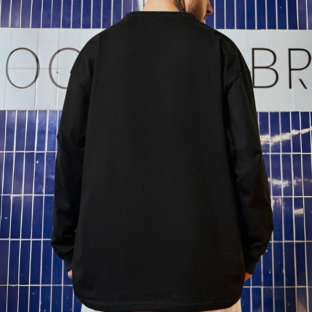 ラウンドネックプリントTシャツ U2293