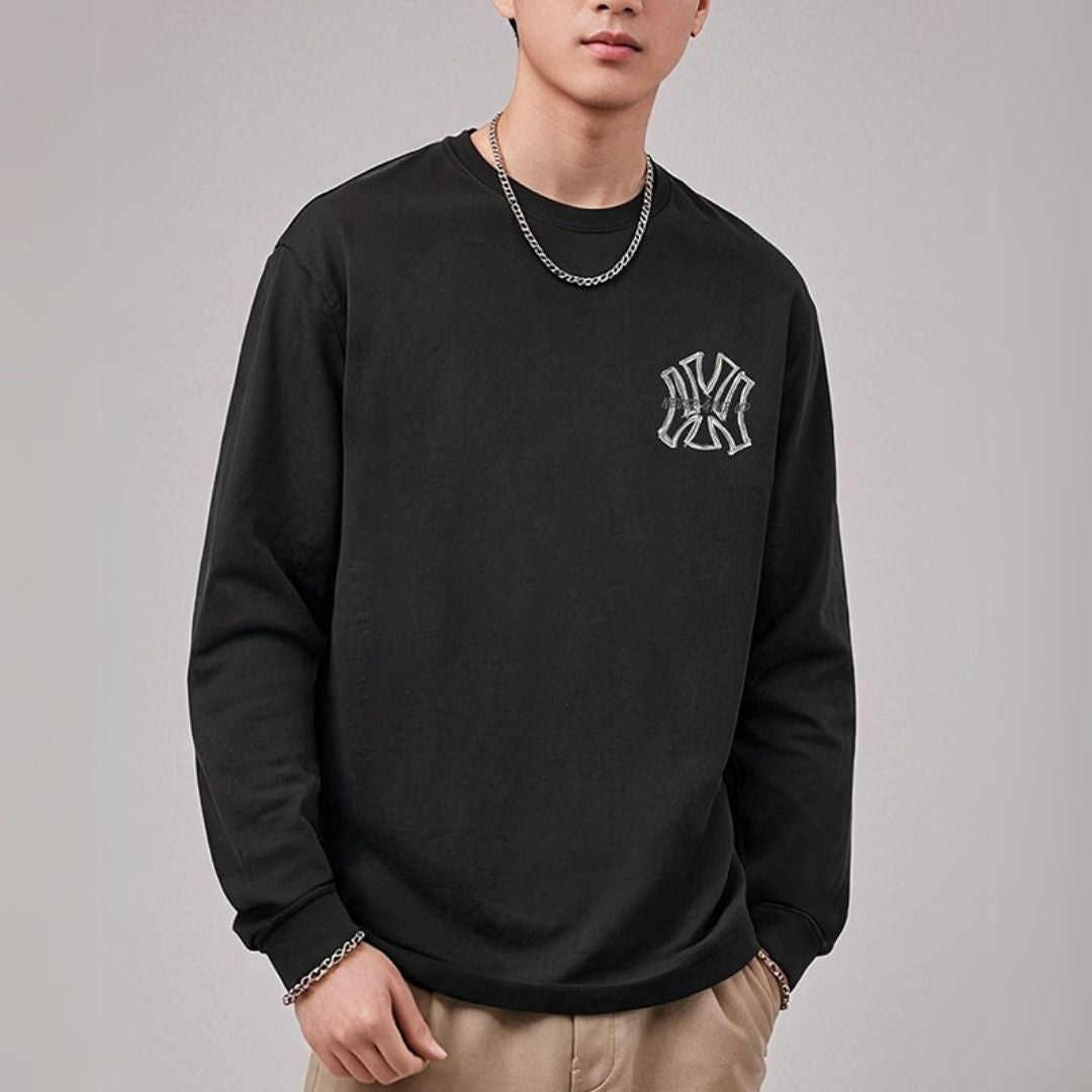 ストリートラウンドネック長袖Tシャツ U2294