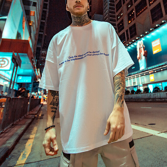 【OUTLET/即納】ヒップホップトレンド半袖Tシャツ U1738
