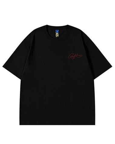 スクリプトロゴバックプリント半袖Tシャツ U2141