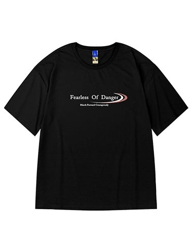 コートスタイルモチーフプリント半袖Tシャツ U2152