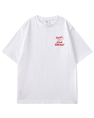 ビッグフォントアグレッシブロゴ半袖Tシャツ U2484