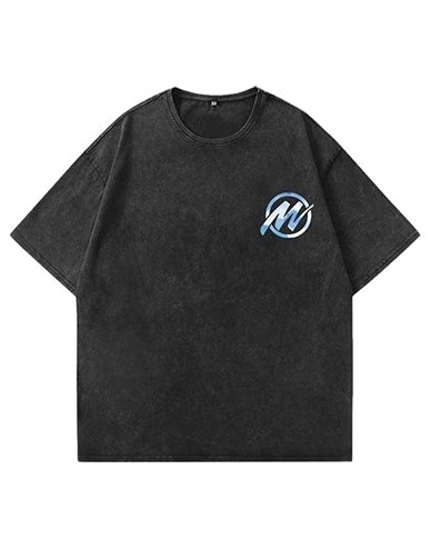 ピースグラフィックデザイン半袖Tシャツ U2245