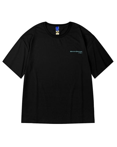 トライバルアートグラフィック半袖Tシャツ U2151