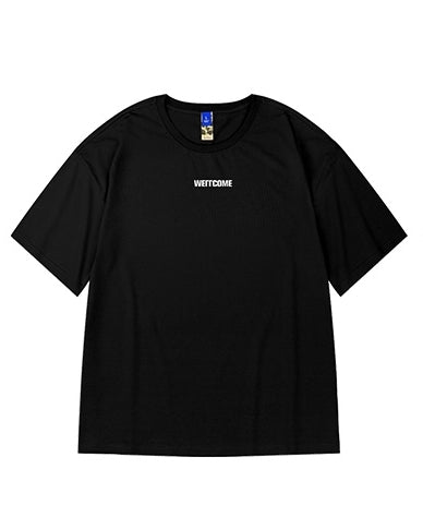 タイポグラフィロゴ半袖Tシャツ U2203