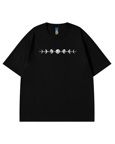 ムーンサイクルデザイン半袖Tシャツ U2124