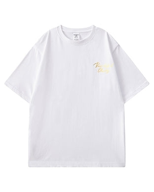 ゴールドラインアートグラフィック半袖Tシャツ U2486
