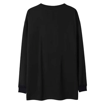 フロントポイントデザイン長袖Tシャツ U2284