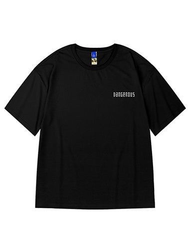 サイファーテキストデザイン半袖Tシャツ U2147