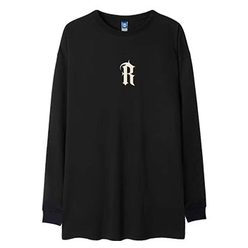 Rバックプリント長袖Tシャツ U2286