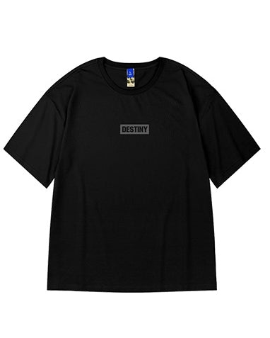 ラウンドレイアウトグラフィック半袖Tシャツ U2149