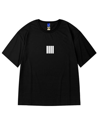 ミニマルラインモチーフ半袖Tシャツ U2119