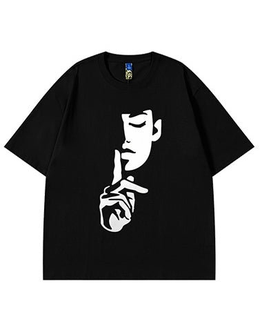 クールエクスプレッションデザイン半袖Tシャツ U2192