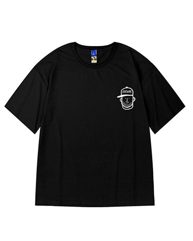 ワンポイントアート半袖Tシャツ U2204