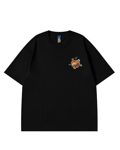 ポップアイコンコラージュプリント半袖Tシャツ U2164