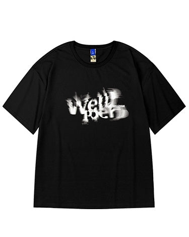 ブラータイポグラフィフロント半袖Tシャツ U2210