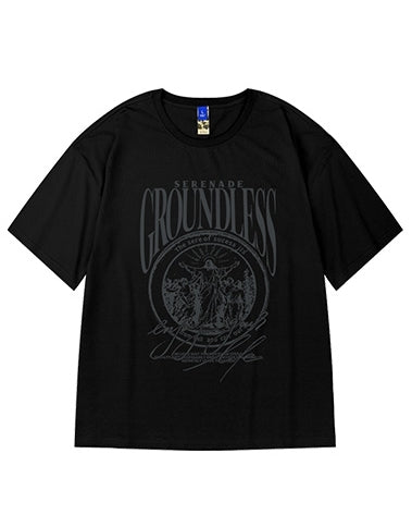 クラシックメッセージグラフィック半袖Tシャツ U2288