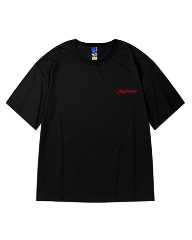 スタイリッシュテキスト半袖Tシャツ U2118