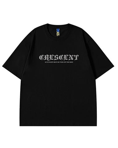 クレセントムーングラフィック半袖Tシャツ U2130