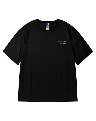ナチュラルロゴアクセント半袖Tシャツ U2144