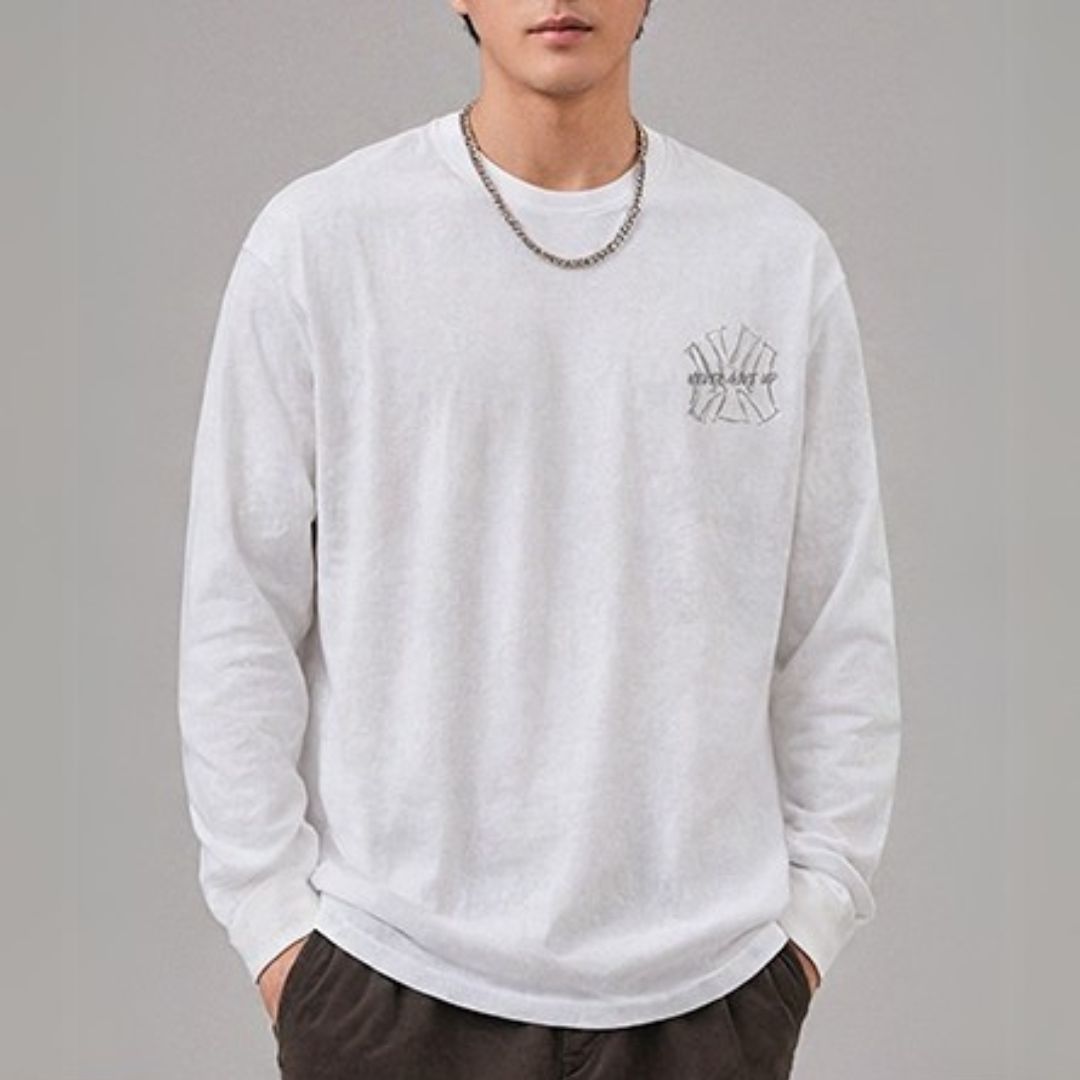 ストリートラウンドネック長袖Tシャツ U2294