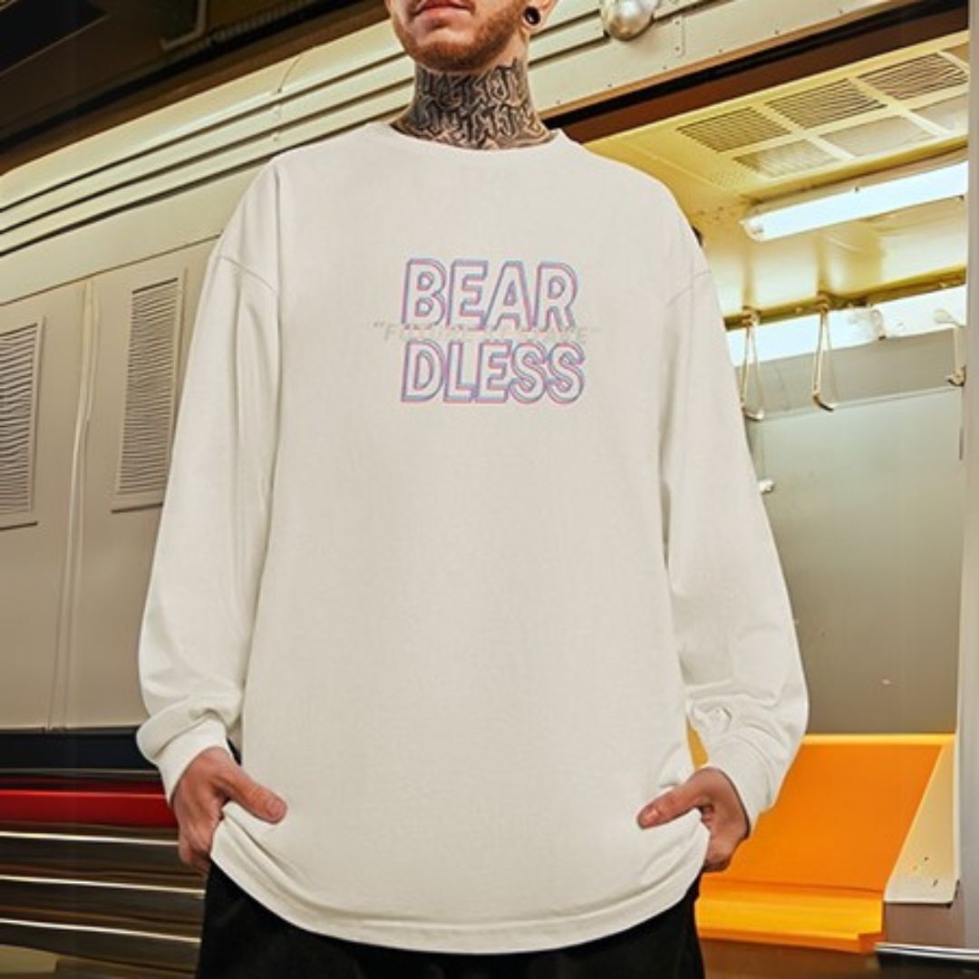 ラウンドネックプリントTシャツ U2293