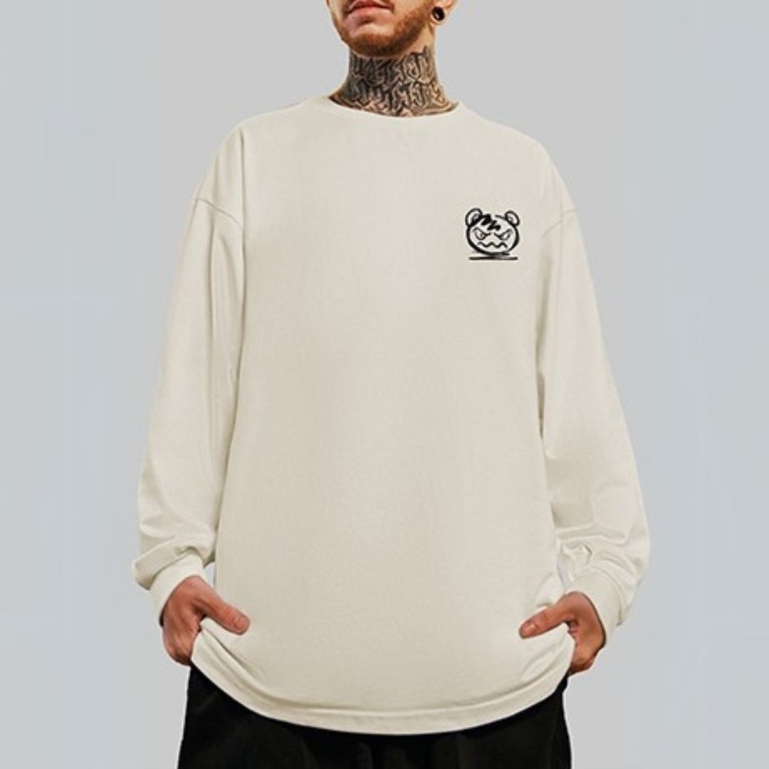 アロープリント長袖Tシャツ U2268