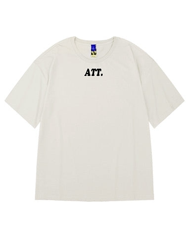 カリグラフィロゴバックプリント半袖Tシャツ U2146