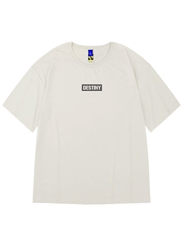 ラウンドレイアウトグラフィック半袖Tシャツ U2149