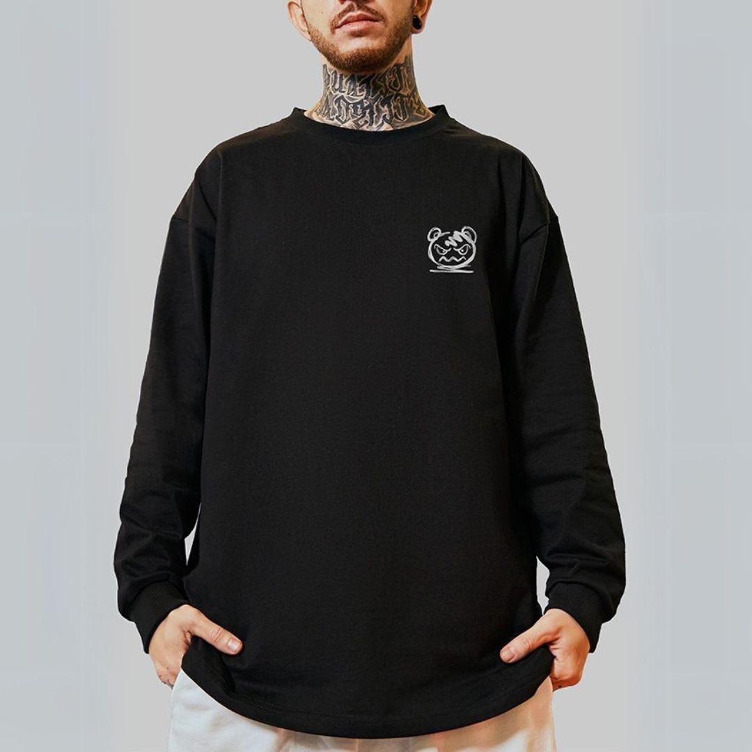 アロープリント長袖Tシャツ U2268