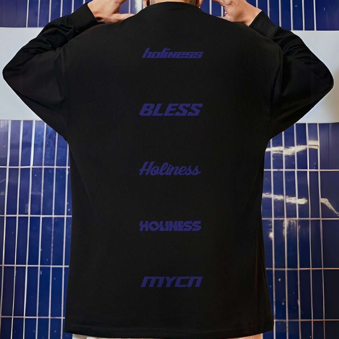 バックワードクール長袖Tシャツ U2278