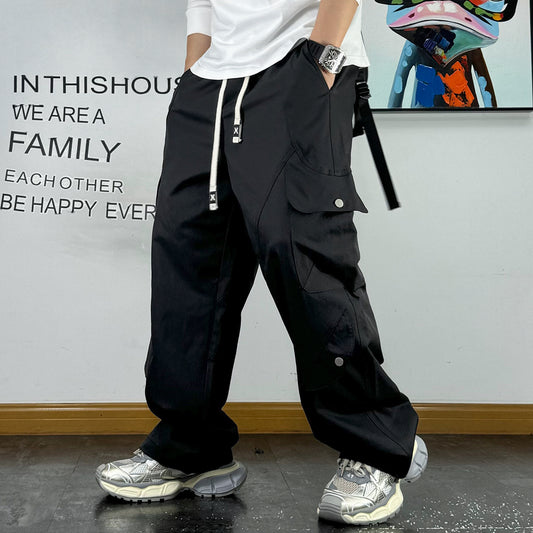 ルーズマルチポケットストレートパンツ U2019