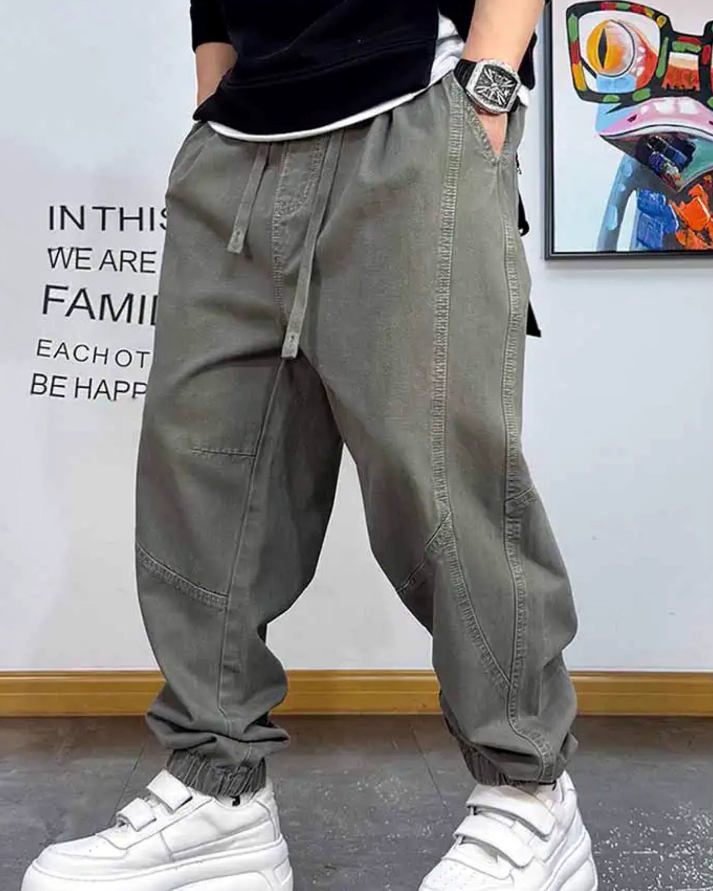ジョガーカーゴパンツ U2073