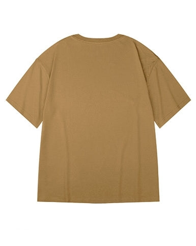 ポップフェイスミニデザイン半袖Tシャツ U2165