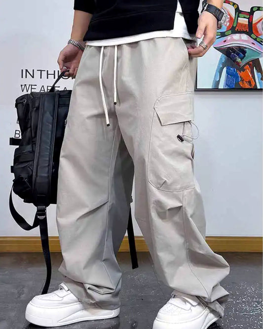 ワイドシルエットミリタリーパンツ U2049