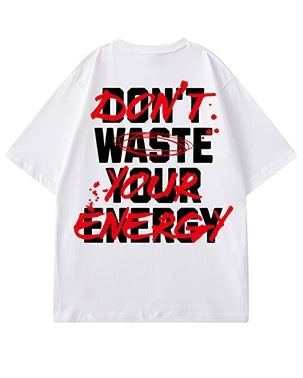 ビッグフォントアグレッシブロゴ半袖Tシャツ U2484